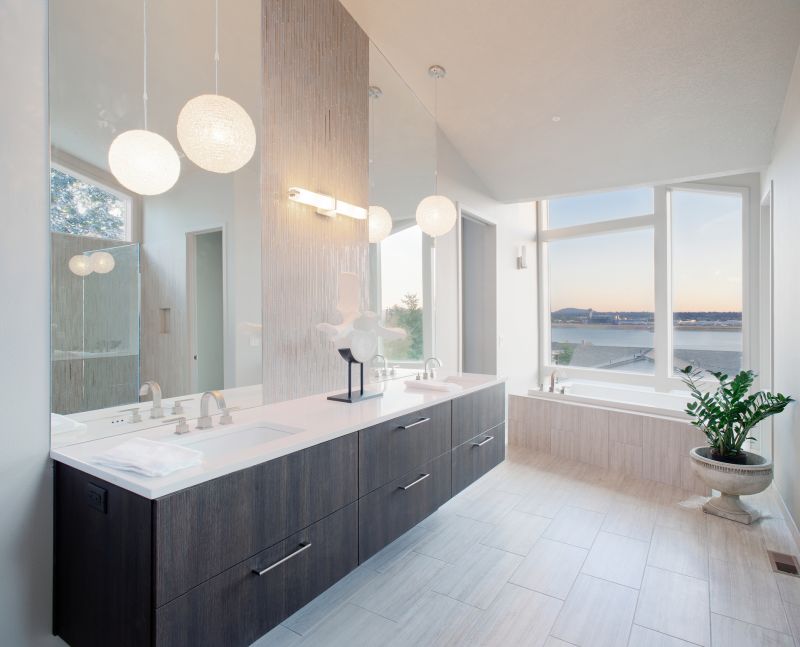 Modern Bathroom with Floating Vanity