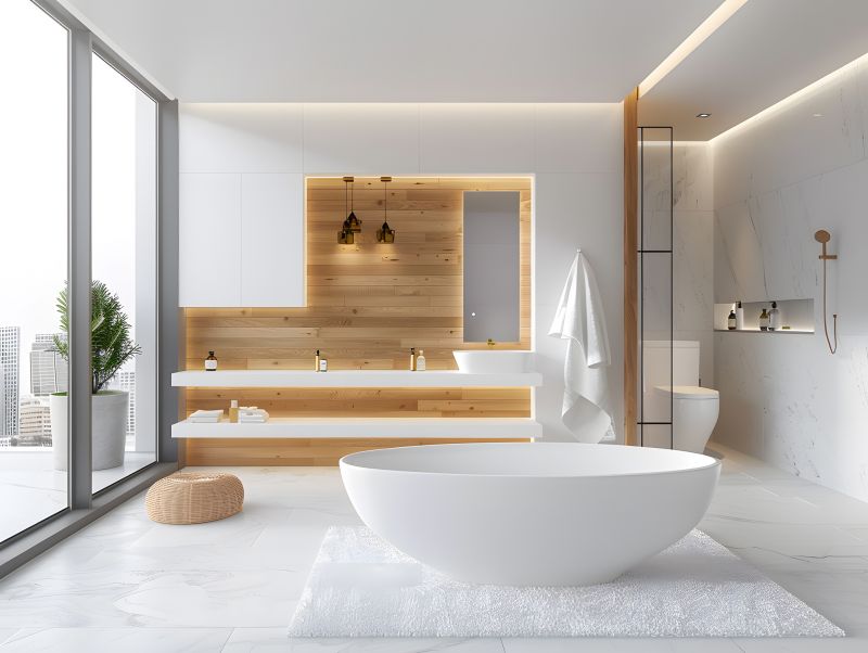 Elegant Bathtub with Modern Design